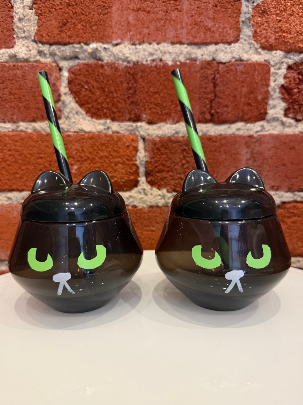 💚🐈‍⬛ New Halloween Figural Cat Tumbler - Set of 2 - Hyde and EEK! Boutique 🐈‍⬛💚